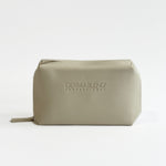 Cream Vegan Leather Cosmetic Bag